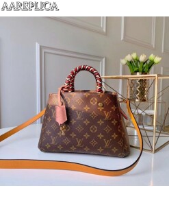 Replica Louis Vuitton Montaigne BB Bag With Braided Handle Monogram M44671 BLV290 2