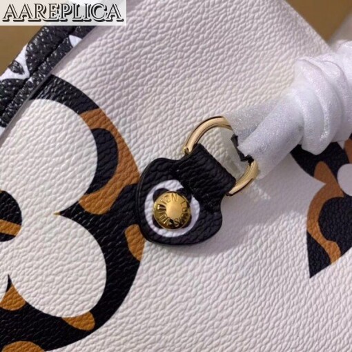 Replica Louis Vuitton Neverfull MM Monogram Jungle Leopard Zebra M44716 BLV297 7