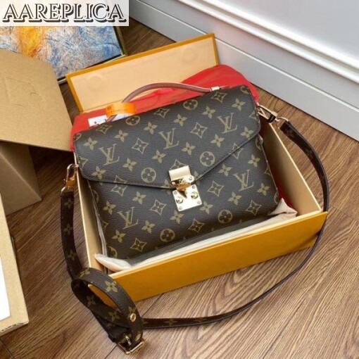 Replica Louis Vuitton Pochette Metis Bag Monogram Canvas M44875 BLV342 2