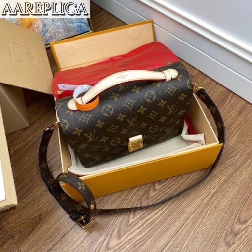 Replica Louis Vuitton Pochette Metis Bag Monogram Canvas M44875 BLV342 3