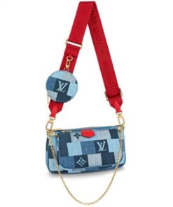 Replica Louis Vuitton Multi Pochette Accessoires Monogram Denim M44990 BLV478