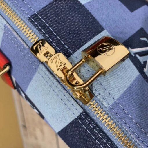 Replica Louis Vuitton Speedy Bandouliere 30 Monogram Denim M45041 BLV481 6