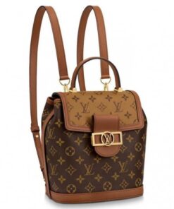 Replica Louis Vuitton Dauphine Backpack PM Monogram Reverse M45142 BLV009