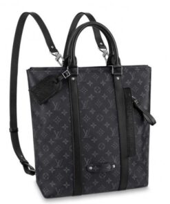 Replica Louis Vuitton Tote Backpack Monogram Eclipse Canvas BLV915