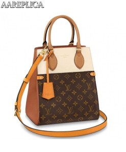 Replica Louis Vuitton Fold Tote MM Monogram Calfskin M45376 BLV364