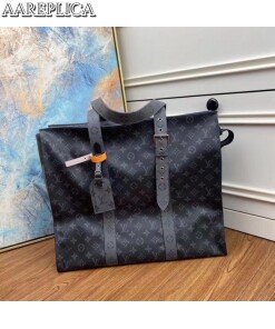 Replica Louis Vuitton New Cabas Zippe GM Monogram Eclipse M45379 BLV914 2