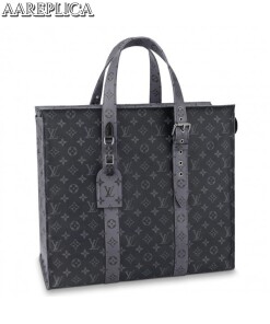 Replica Louis Vuitton New Cabas Zippe GM Monogram Eclipse M45379 BLV914