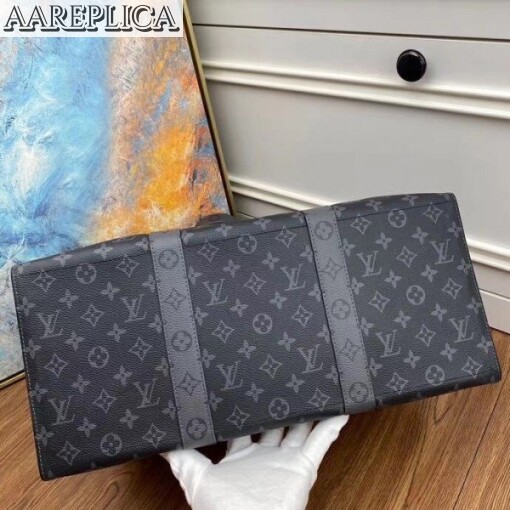 Replica Louis Vuitton New Cabas Zippe GM Monogram Eclipse M45379 BLV914 7