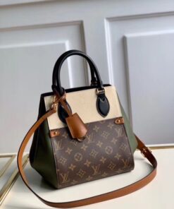 Replica Louis Vuitton Fold Tote PM Monogram Calfskin M45388 BLV697 2