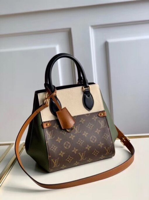 Replica Louis Vuitton Fold Tote PM Monogram Calfskin M45388 BLV697 2