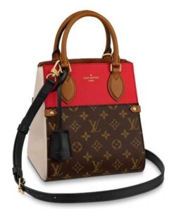 Replica Louis Vuitton Fold Tote PM Monogram Calfskin M45389 BLV698