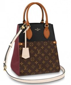 Replica Louis Vuitton Fold Tote MM Monogram Calfskin M45409 BLV696