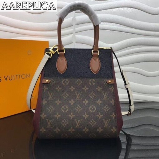 Replica Louis Vuitton Fold Tote MM Monogram Calfskin M45409 BLV351 4