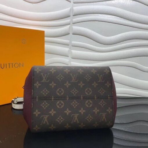 Replica Louis Vuitton Fold Tote MM Monogram Calfskin M45409 BLV696 5