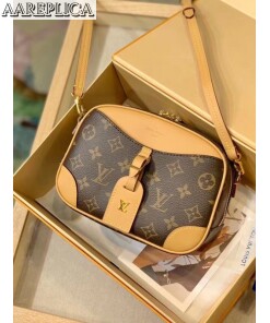 Replica Louis Vuitton Deauville Mini Bag Monogram Canvas M45528 BLV330 2