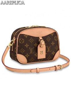 Replica Louis Vuitton Deauville Mini Bag Monogram Canvas M45528 BLV330