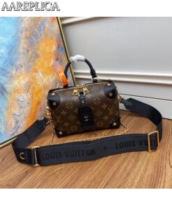 Replica Louis Vuitton Petite Malle Souple Bag Monogram M45571 BLV331 2