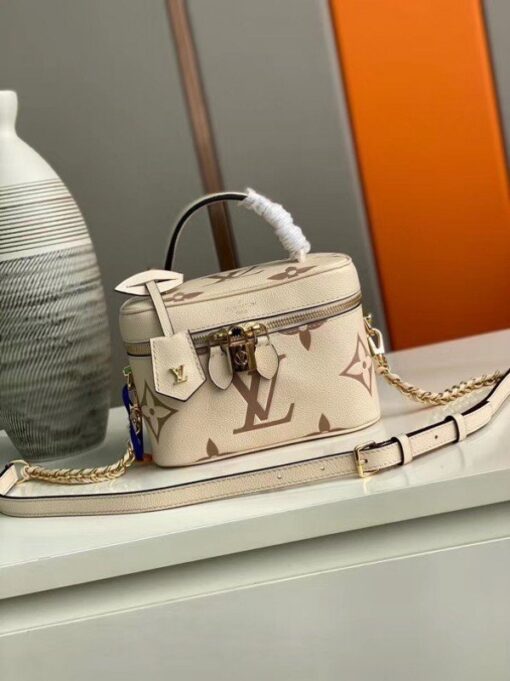 Replica Louis Vuitton Vanity PM Bicolor Monogram Empreinte M45599 BLV524 2