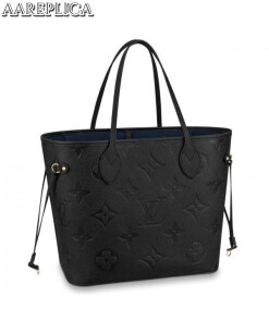 Replica Louis Vuitton Neverfull MM Bag Monogram Empreinte M45685 BLV528