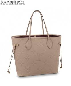 Replica Louis Vuitton Neverfull MM Bag Monogram Empreinte M45686 BLV519