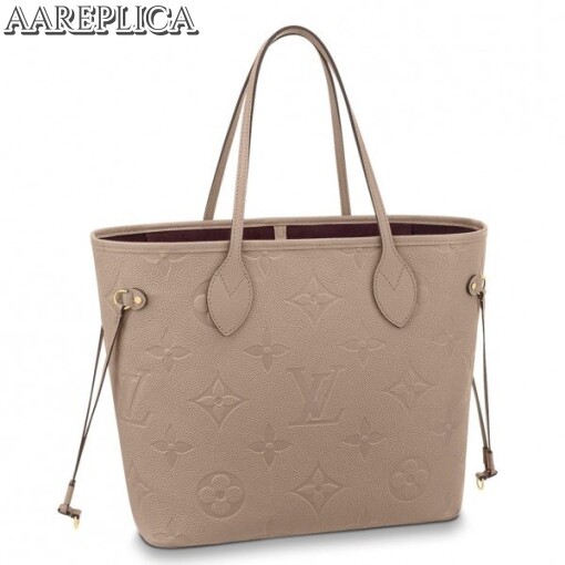 Replica Louis Vuitton Neverfull MM Bag Monogram Empreinte M45686 BLV519