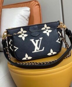 Replica Louis Vuitton Multi Pochette Accessoires Monogram Empreinte M45777 BLV509 2