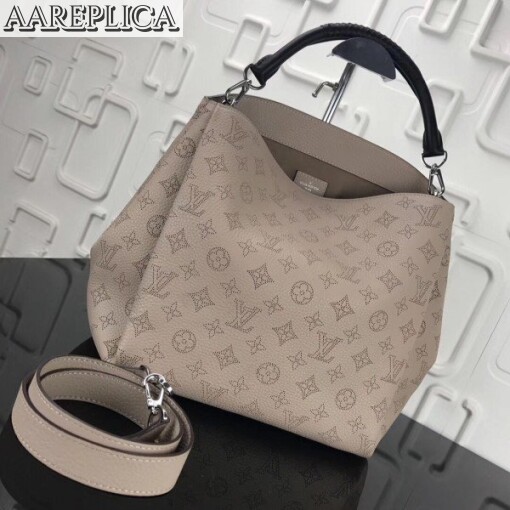 Replica Louis Vuitton Babylone PM Bag Mahina Leather M50032 BLV265 2