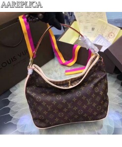 Replica Louis Vuitton Delightful MM Bag Monogram Canvas M50156 BLV439 2