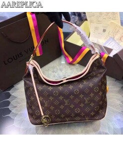 Replica Louis Vuitton Delightful MM Bag Monogram Canvas M50157 BLV425 2