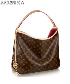 Replica Louis Vuitton Delightful MM Bag Monogram Canvas M50157 BLV425