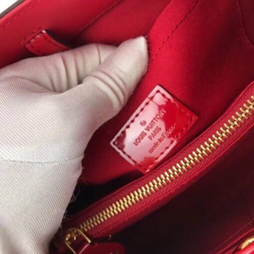 Replica Louis Vuitton Montaigne MM Bag Monogram Vernis M50167 BLV606 8