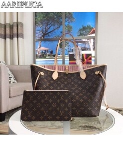 Replica Louis Vuitton Neverfull MM Bag Monogram Canvas M50366 BLV326 2