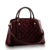 Replica Louis Vuitton Montaigne MM Bag Monogram Vernis M50168 BLV605 10