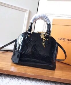 Replica Louis Vuitton Alma BB Bag Monogram Vernis M50418 BLV597 2