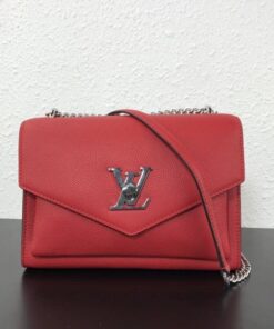 Replica Louis Vuitton Red Mylockme BB Bag M51419 BLV753 2