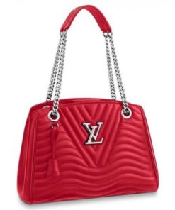 Replica Louis Vuitton Red New Wave Chain Tote M51497 BLV647