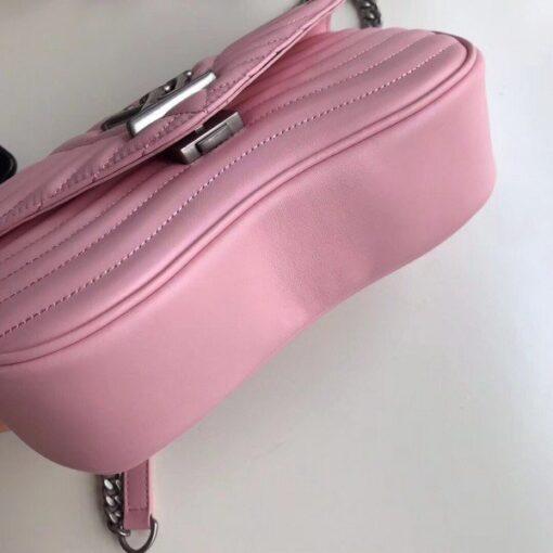 Replica Louis Vuitton Pink New Wave Chain Bag MM M51944 BLV641 5