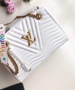 Replica Louis Vuitton White New Wave Chain Tote M51978 BLV649 2