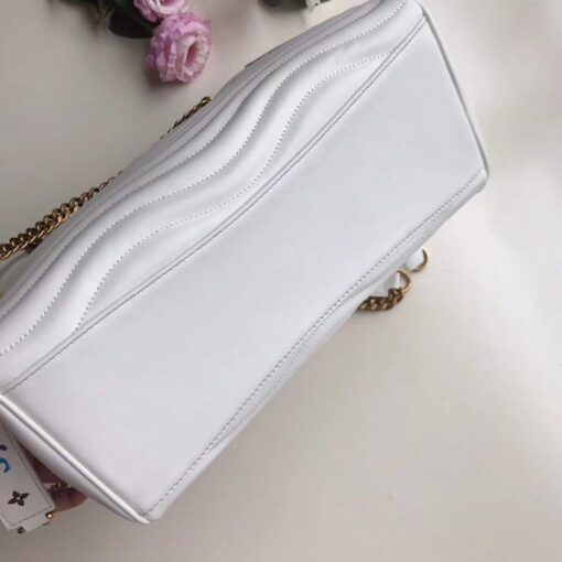 Replica Louis Vuitton White New Wave Chain Tote M51978 BLV649 5