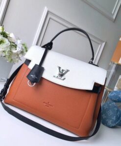 Replica Louis Vuitton Caramel Lockme Ever Bag M52360 BLV736 2