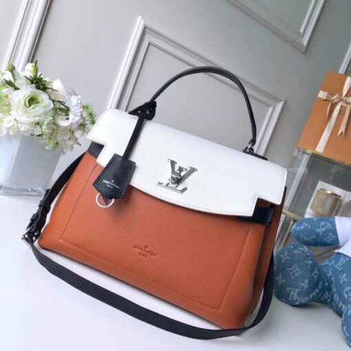 Replica Louis Vuitton Caramel Lockme Ever Bag M52360 BLV736 3