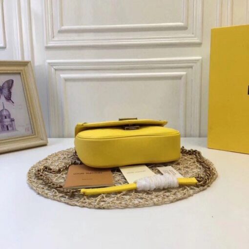 Replica Louis Vuitton Yellow New Wave Chain Bag PM M52565 BLV658 3