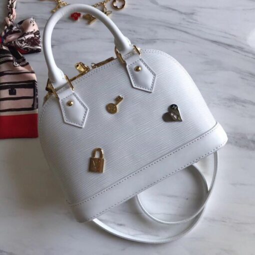 Replica Louis Vuitton Alma BB Bag Love Lock M52885 BLV218 3