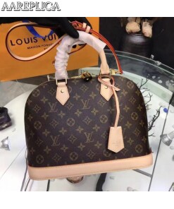 Replica Louis Vuitton Alma PM Bag Monogram Canvas M53151 BLV312 2