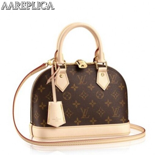 Replica Louis Vuitton Alma BB Bag Monogram Canvas M53152 BLV311