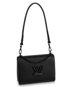 Replica Louis Vuitton Twist MM All Black Epi M53236 BLV229