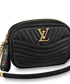 Replica Louis Vuitton Black New Wave Camera Bag M53682 BLV652