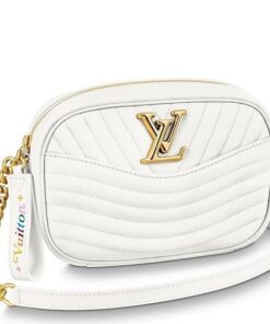 Replica Louis Vuitton White New Wave Camera Bag M53863 BLV650