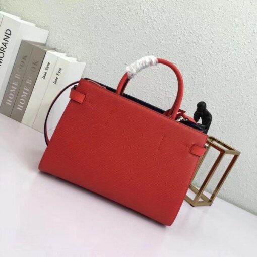 Replica Louis Vuitton Red Twist Tote Epi Leather M54811 BLV223 3