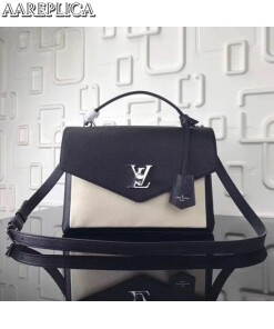 Replica Louis Vuitton Vanille Noir My Lockme Bag M54878 BLV751 2